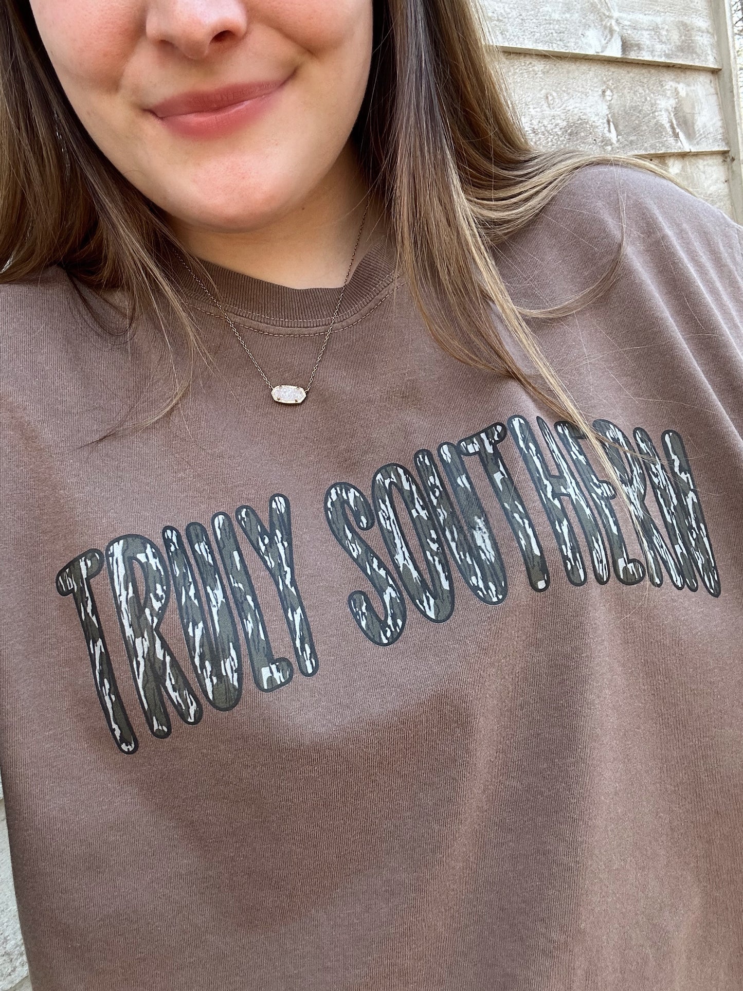Camo Truly Southern Script T-Shirt