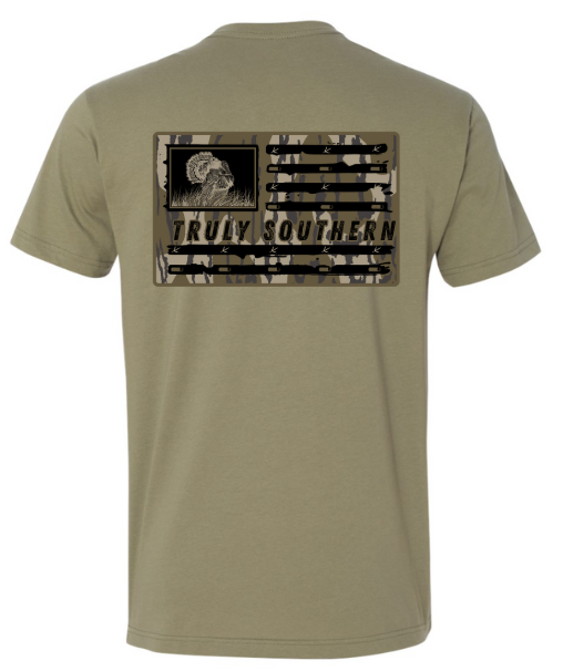 Turkey Flag on Camo T-Shirt