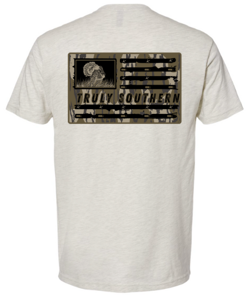 Turkey Flag on Camo T-Shirt