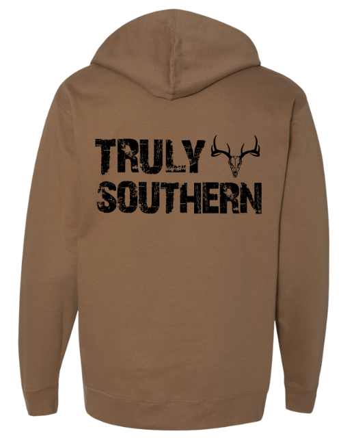 Truly Southern Buck Skull Hoodie