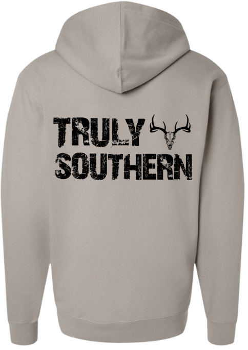 Truly Southern Buck Skull Hoodie