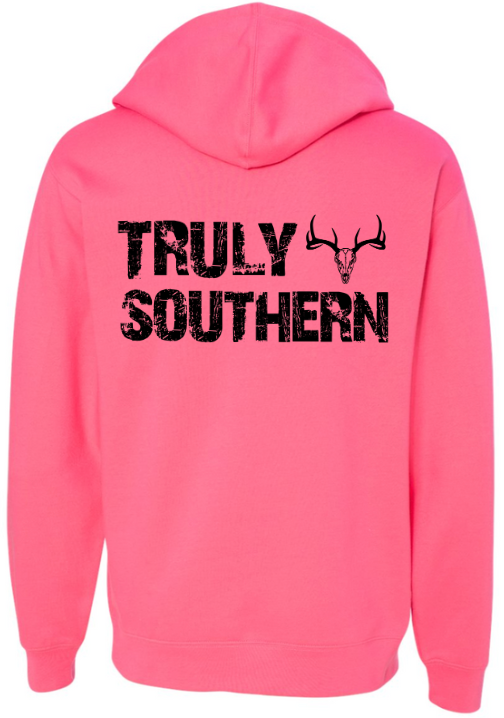 Truly Southern Buck Skull Hoodie