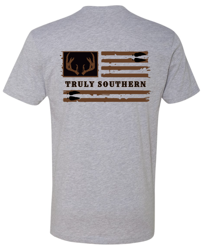 Buck Horn Flag T-Shirt