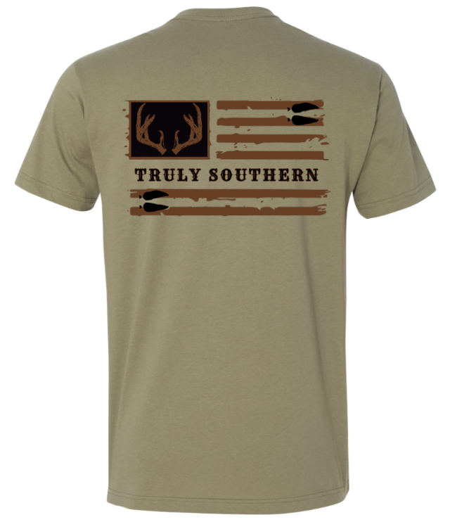 Buck Horn Flag T-Shirt
