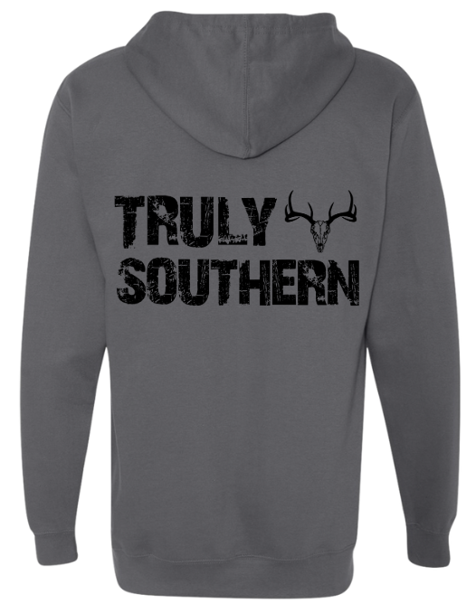Truly Southern Buck Skull Hoodie