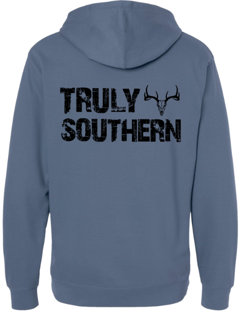 Truly Southern Buck Skull Hoodie